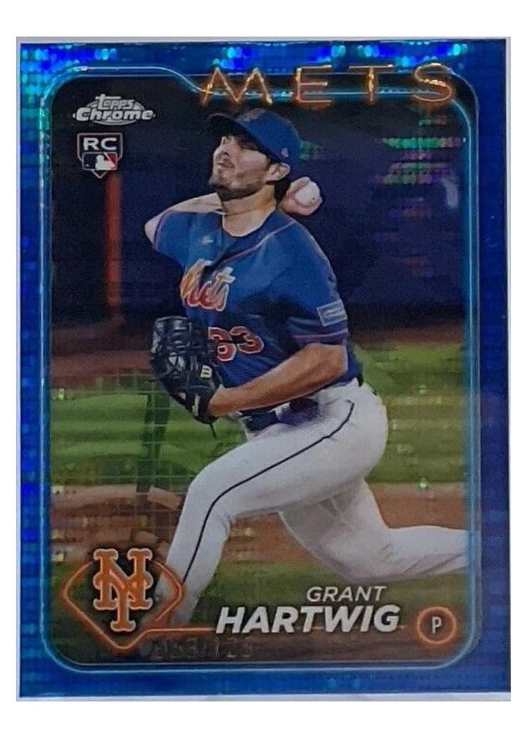 2024 Topps Chrome Base Set Grant Hartwig #45 card