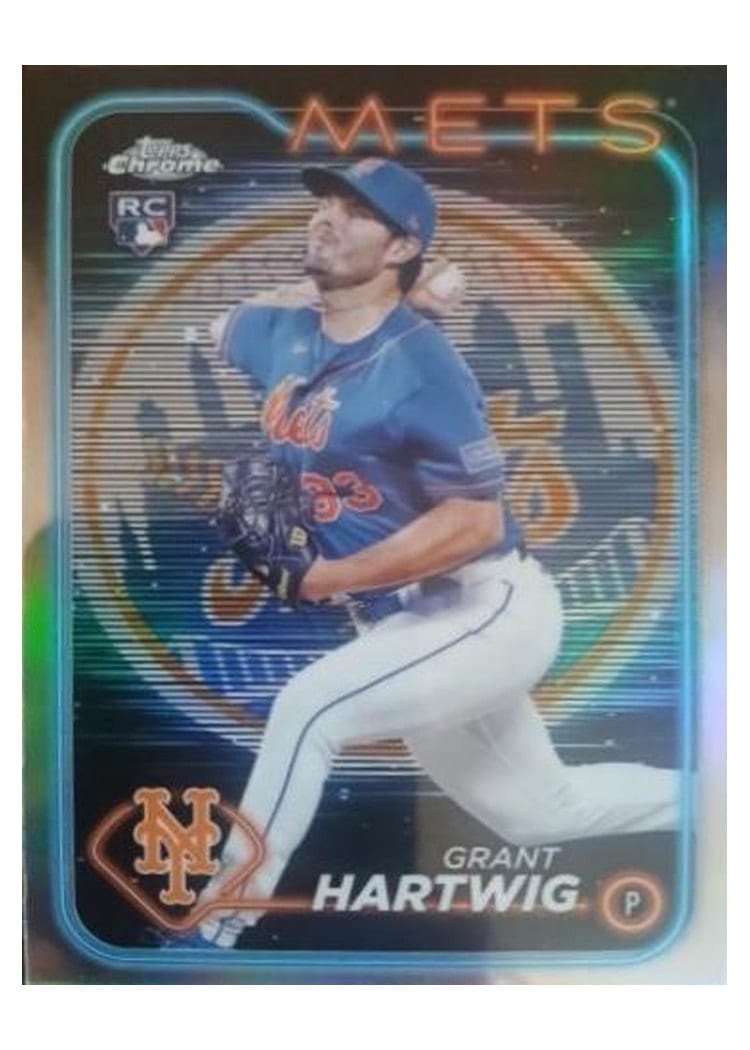 2024 Topps Chrome Base Set Grant Hartwig #45 card
