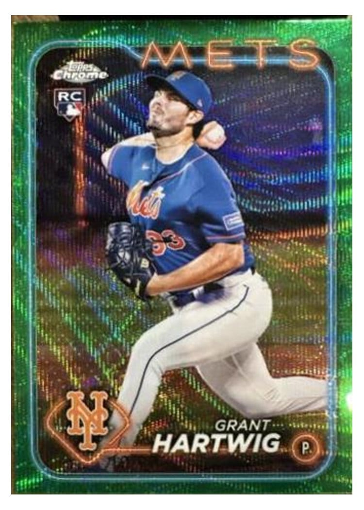 2024 Topps Chrome Base Set Grant Hartwig #45 card