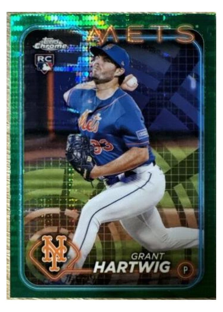 2024 Topps Chrome Base Set Grant Hartwig #45 card