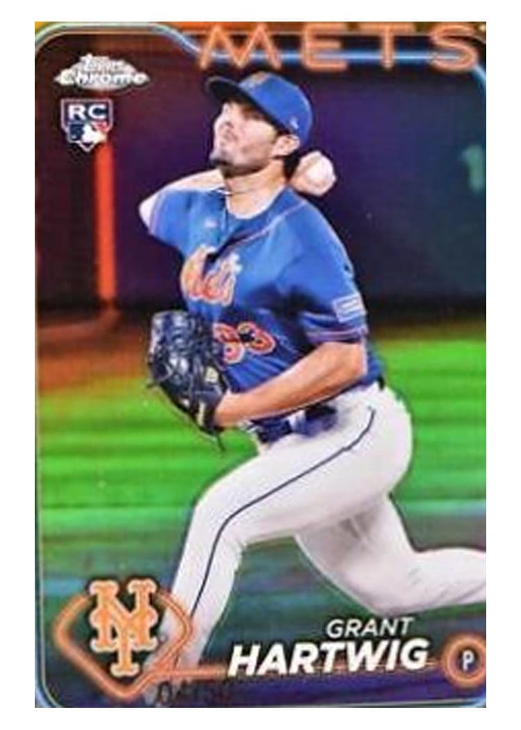 2024 Topps Chrome Base Set Grant Hartwig #45 card