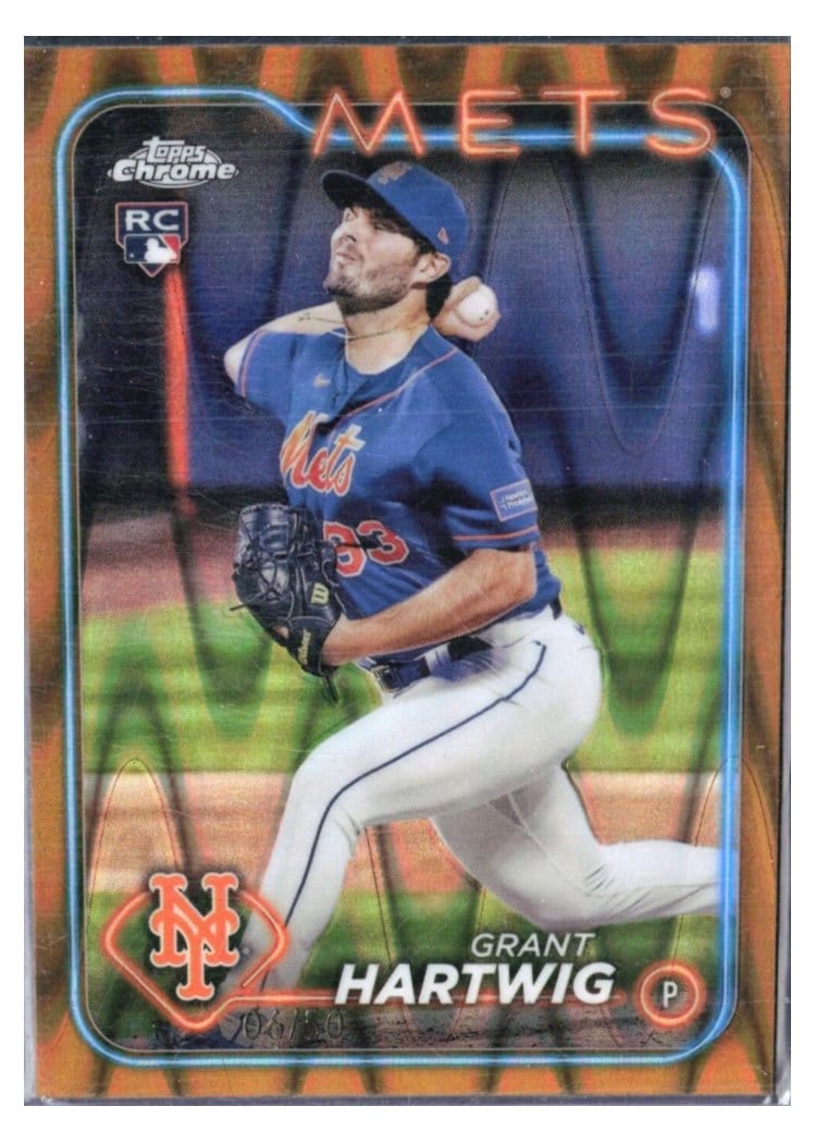 2024 Topps Chrome Base Set Grant Hartwig #45 card