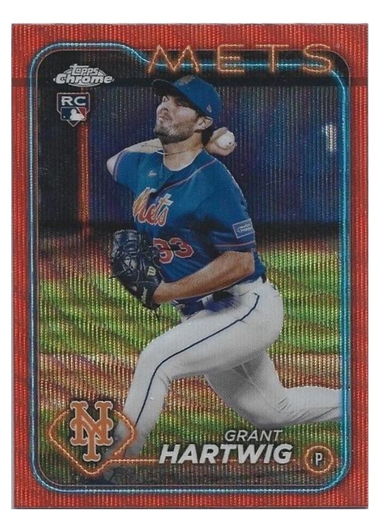 2024 Topps Chrome Base Set Grant Hartwig #45 card