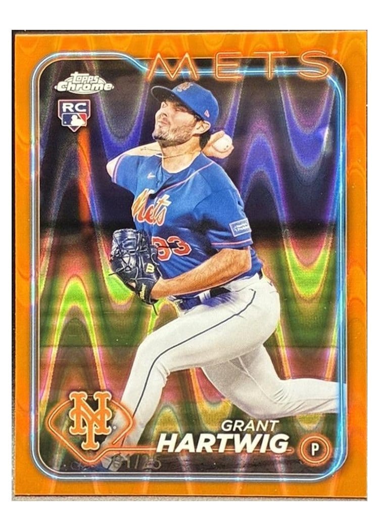 2024 Topps Chrome Base Set Grant Hartwig #45 card