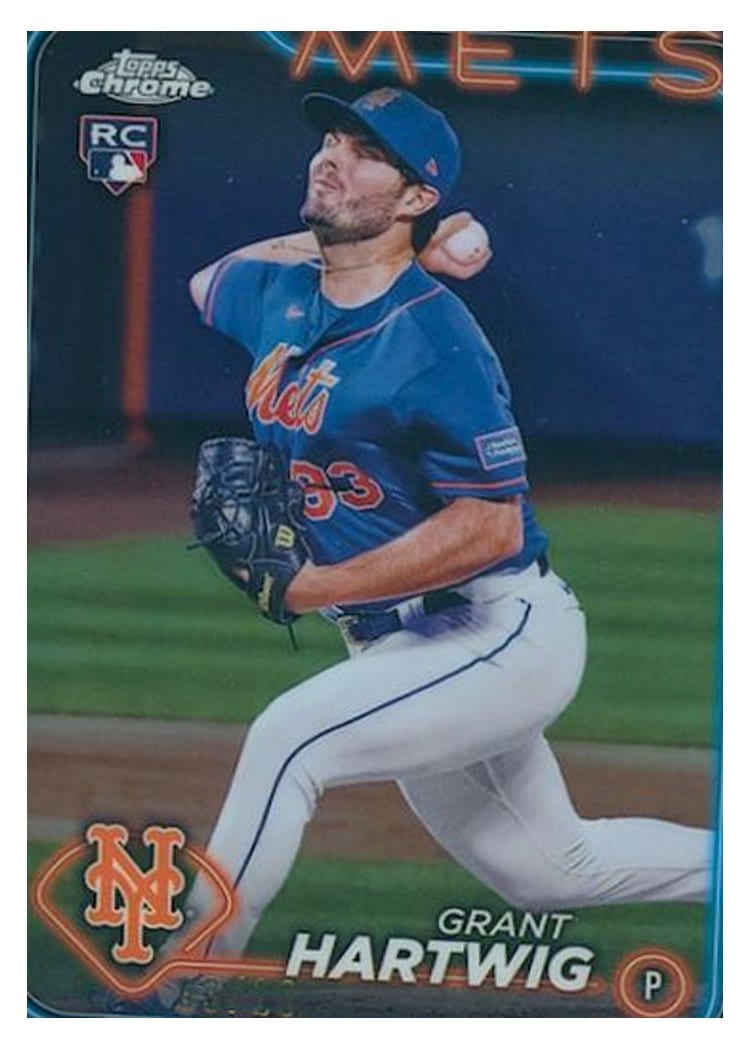 2024 Topps Chrome Base Set Grant Hartwig #45 card