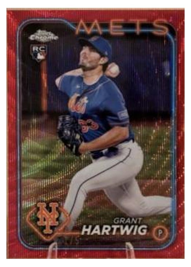2024 Topps Chrome Base Set Grant Hartwig #45 card