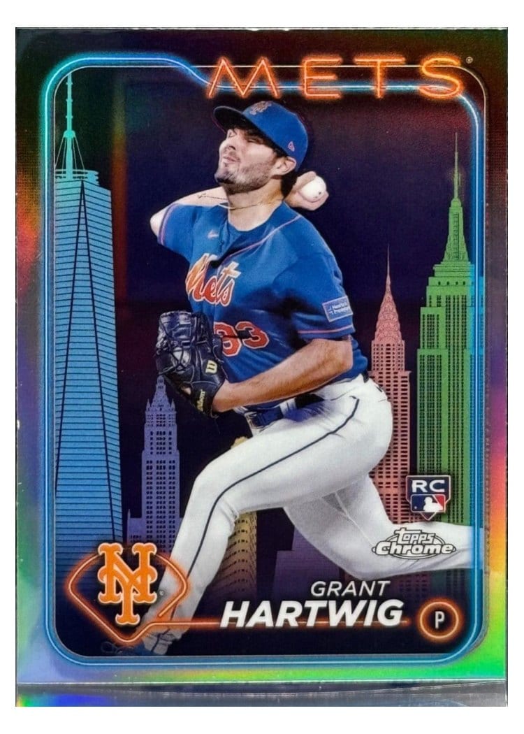 2024 Topps Chrome Base Set Grant Hartwig #45 card