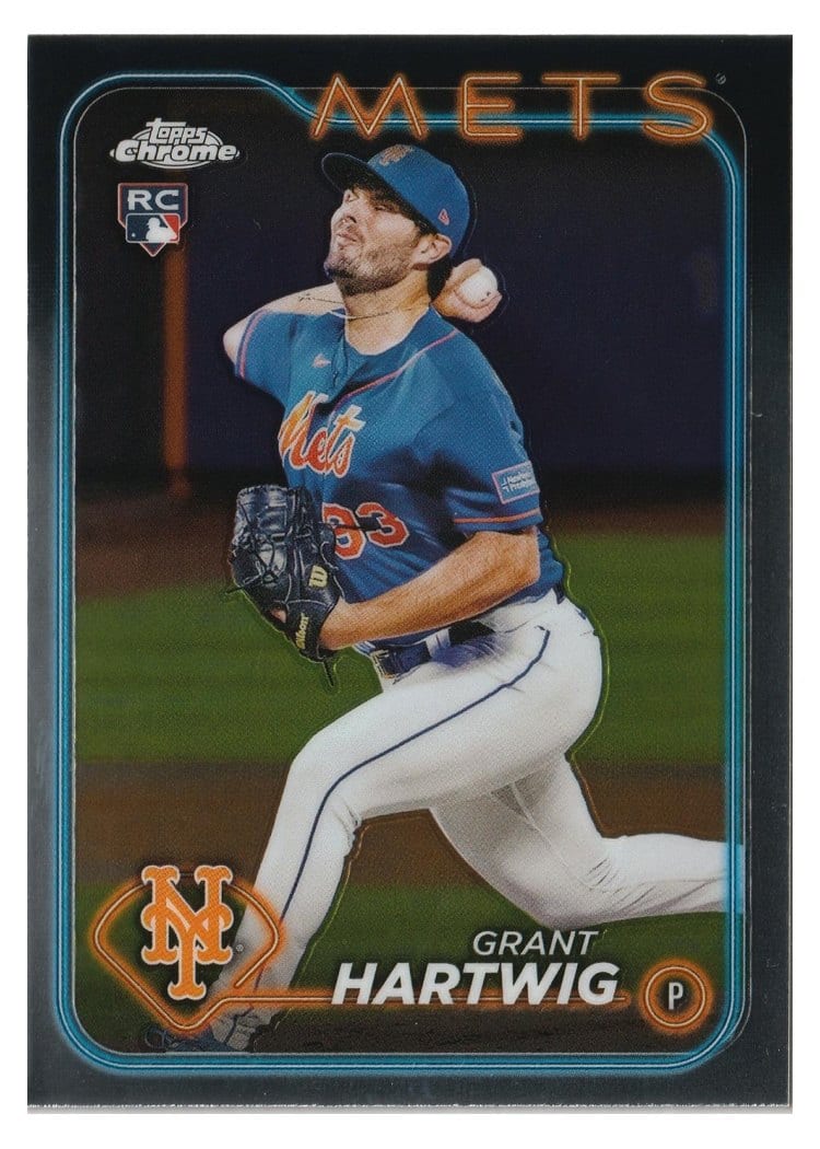 2024 Topps Chrome Base Set Grant Hartwig #45 card