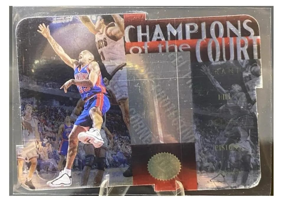 1995 SP Championship Champions of the Court Grant Hill #C8 card