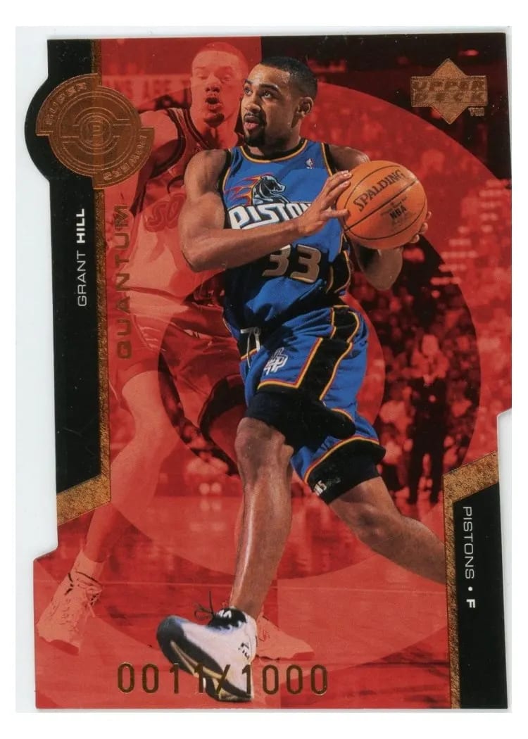 1998 Upper Deck Super Powers Grant Hill Quantum Bronze #S8 card