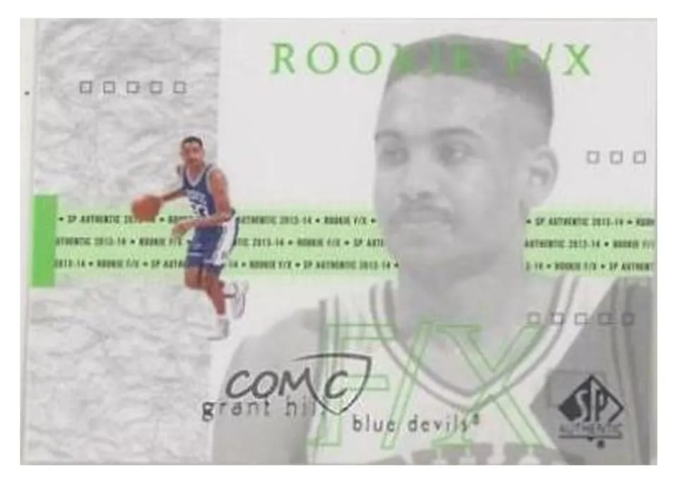 2013 SP Authentic Grant Hill #55 card