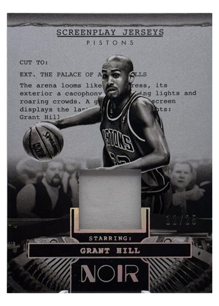 2024-25 Panini Noir Screenplay Jerseys Set Grant Hill #38 card