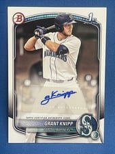 2025 Bowman Prospects Autographs Grant Knipp #BPA-GK card