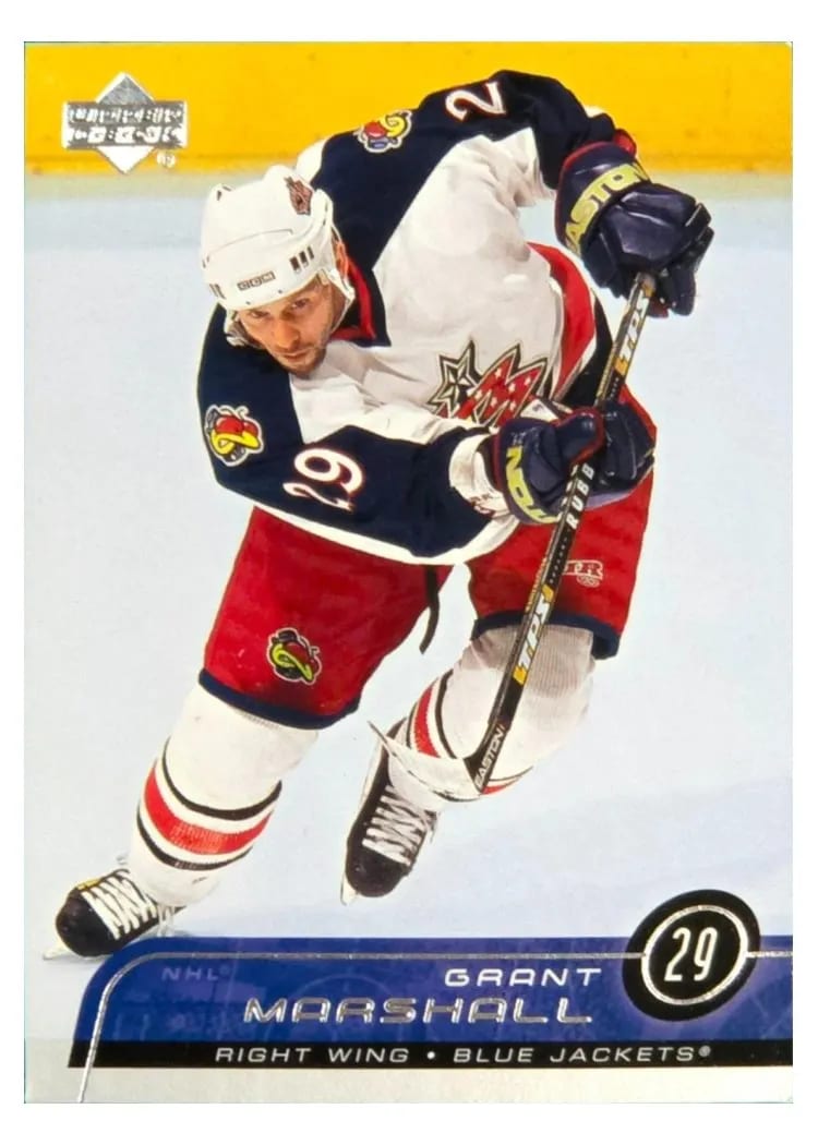2002 Upper Deck Grant Marshall #51 card