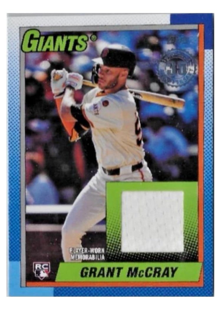 2025 Topps 1990 Topps Baseball Relics Series Two Grant McCray #90R2-GMC card