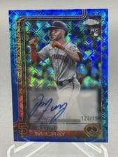 2025 Topps Chrome Logofractor Edition Rookie Autographs Grant McCray #RA-GM card
