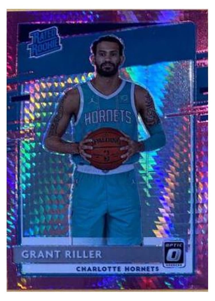 2020-21 Donruss Optic Base Set Grant Riller Hyper Pink #200 card