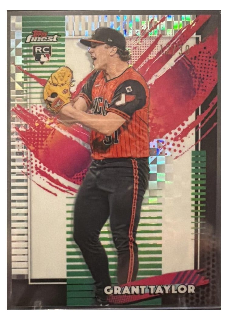 2026 Topps Finest Grant Taylor #262 card
