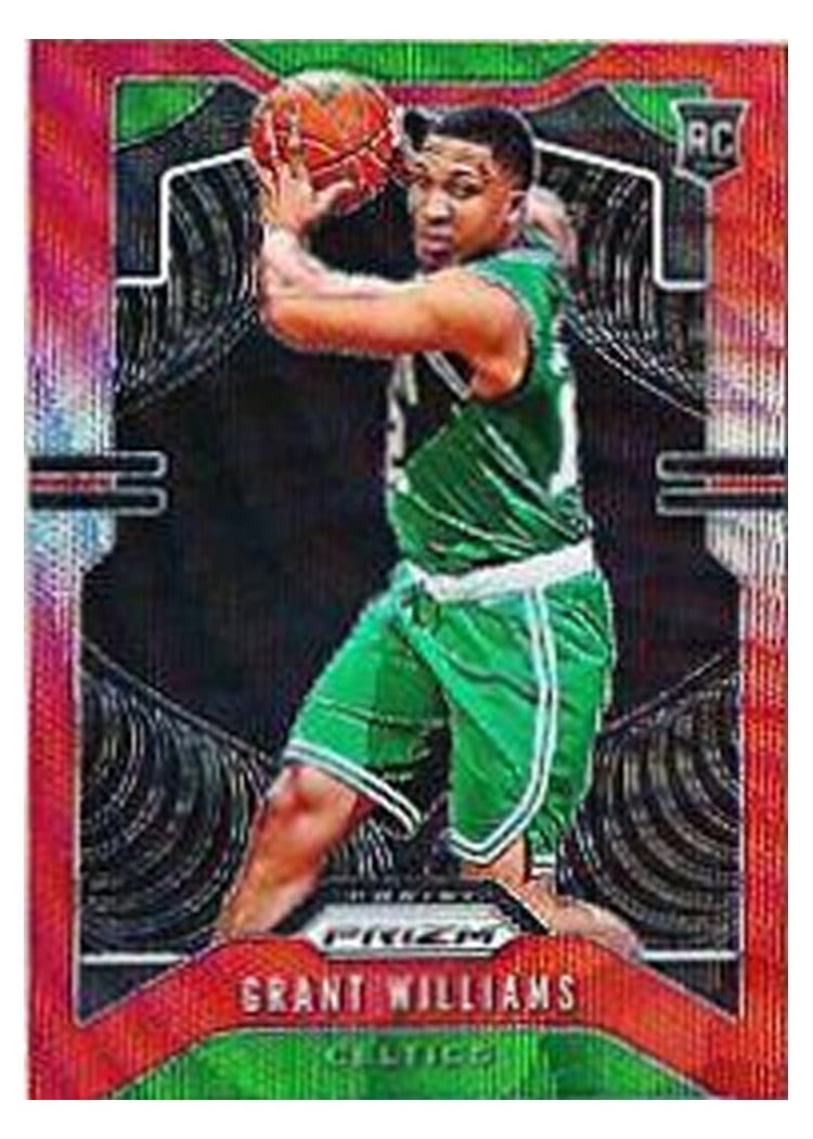 2019-20 Panini Prizm Base Set Grant Williams Ruby Wave Prizm #267 card