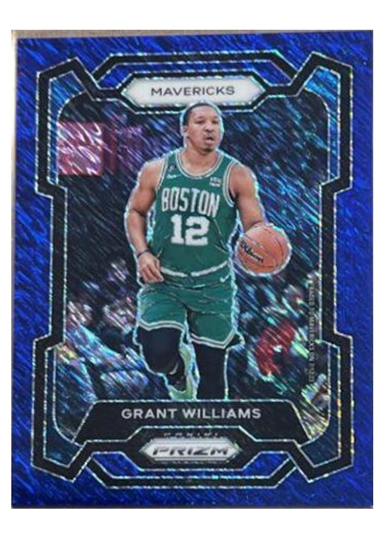 2023-24 Panini Prizm Base Set Grant Williams Blue Shimmer #264 card