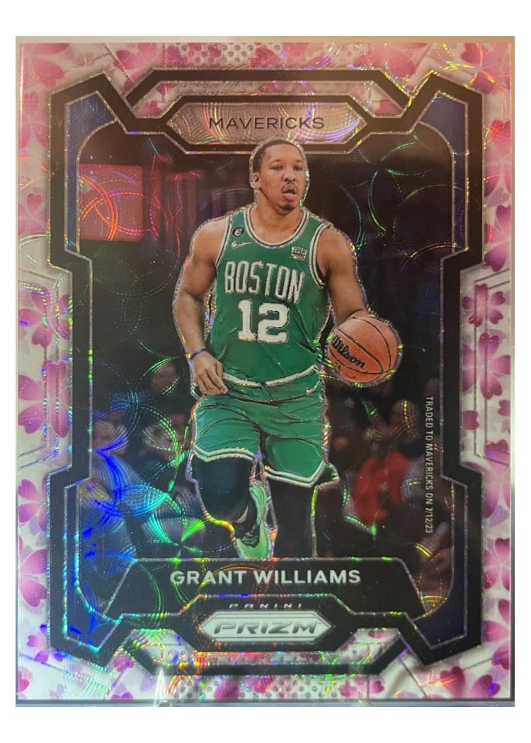 2023-24 Panini Prizm Base Set Grant Williams Choice Cherry Blossom #264 card