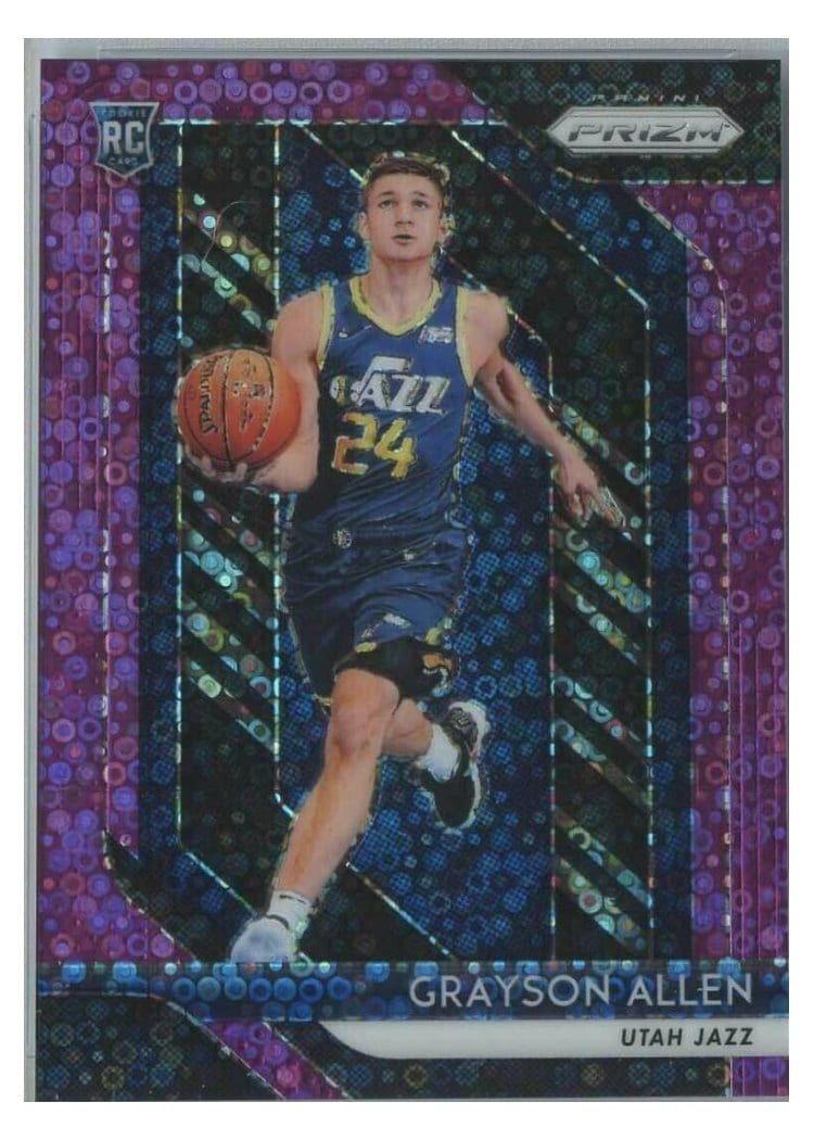 2018-19 Panini Prizm Base Set Grayson Allen #123 card