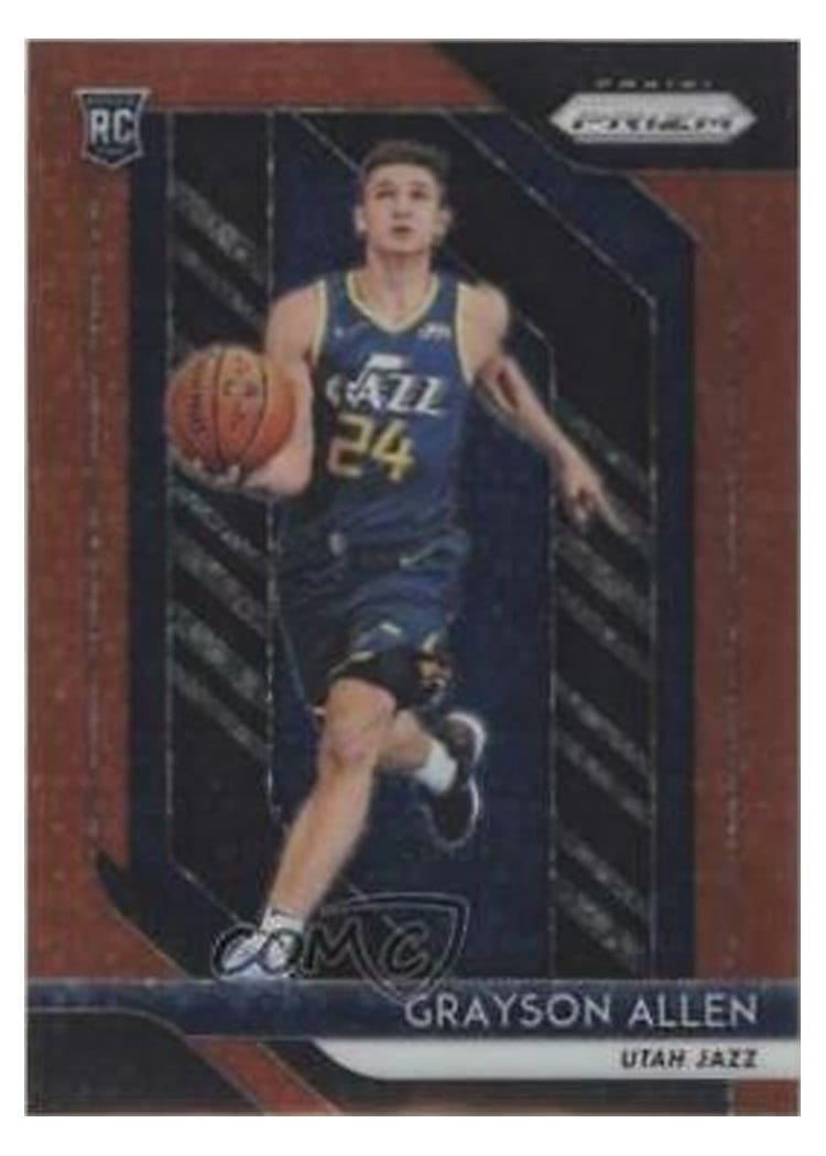 2018-19 Panini Prizm Base Set Grayson Allen #123 card
