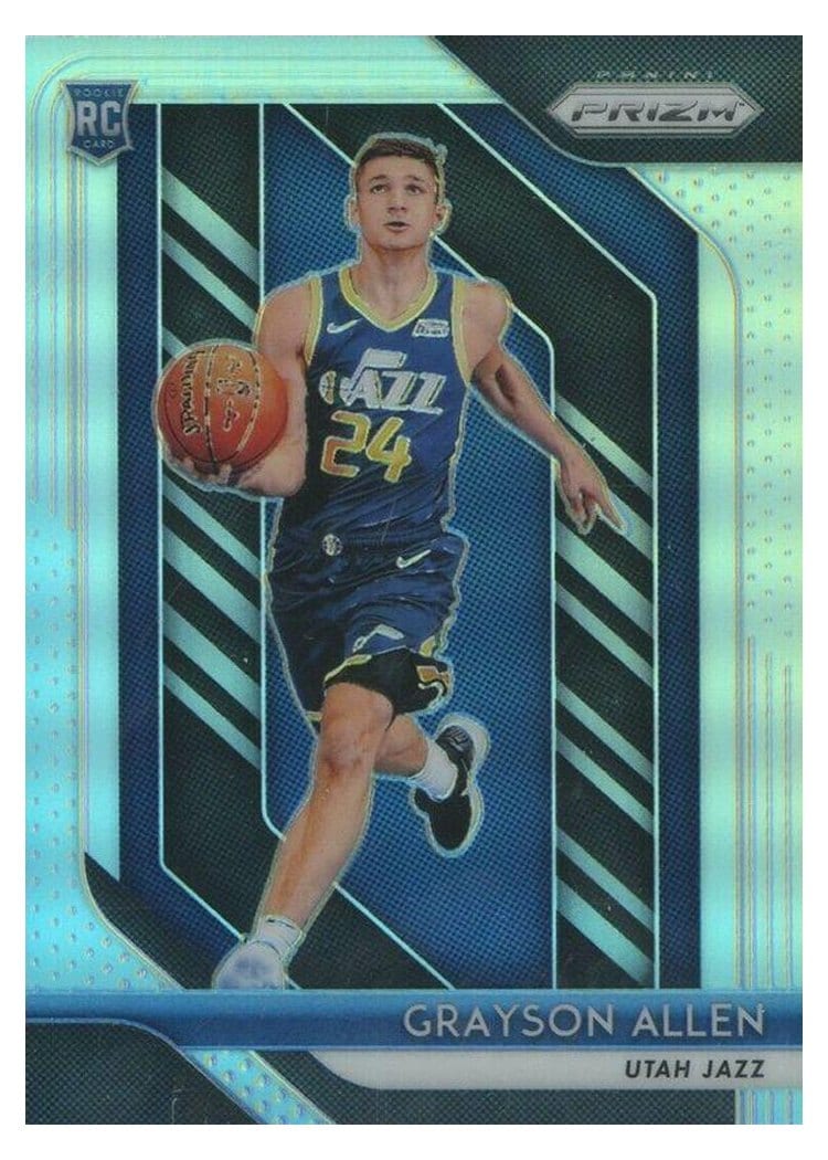 2018-19 Panini Prizm Base Set Grayson Allen #123 card