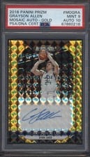 2018 Panini Prizm Mosaic Autographs Grayson Allen #MO-GRA card