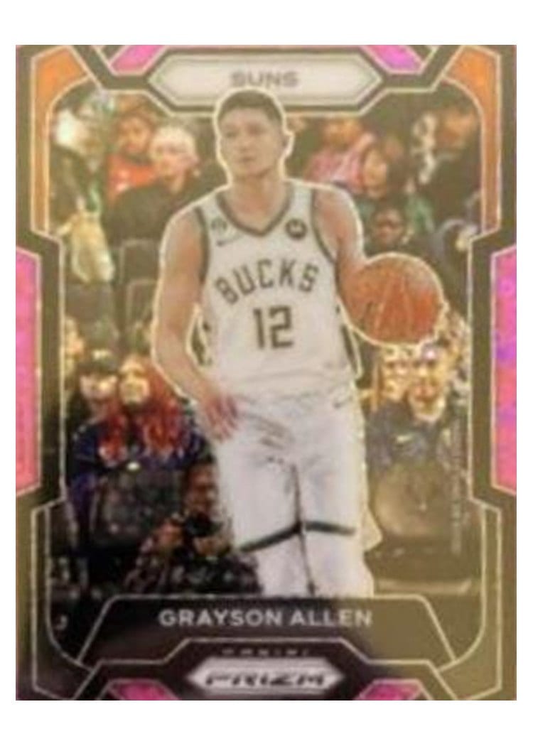 2023-24 Panini Prizm Base Set Grayson Allen Fast Break Pink #226 card