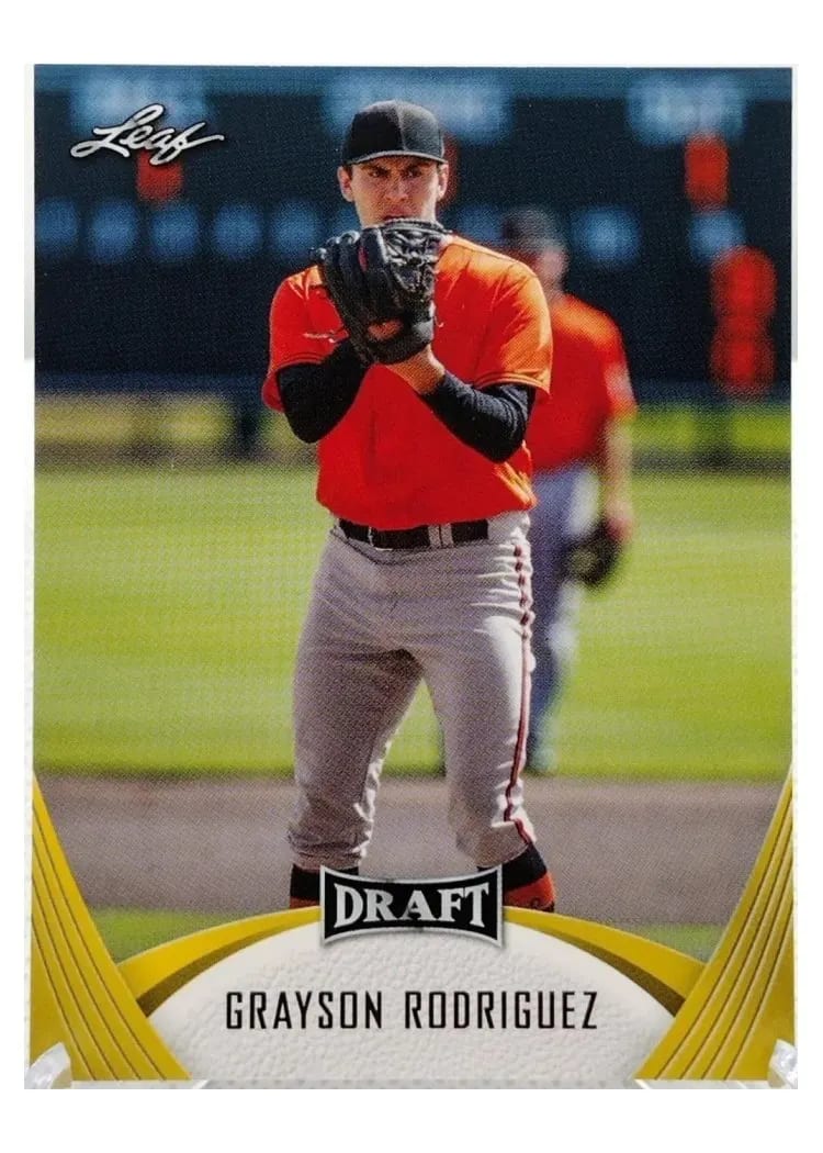 2021 Leaf Draft Grayson Rodriguez #5 card