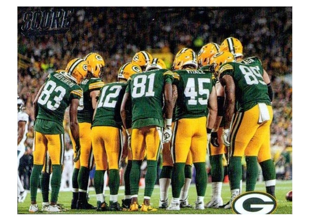 2020 Score Huddle Up Green Bay Packers #HDL-GB card