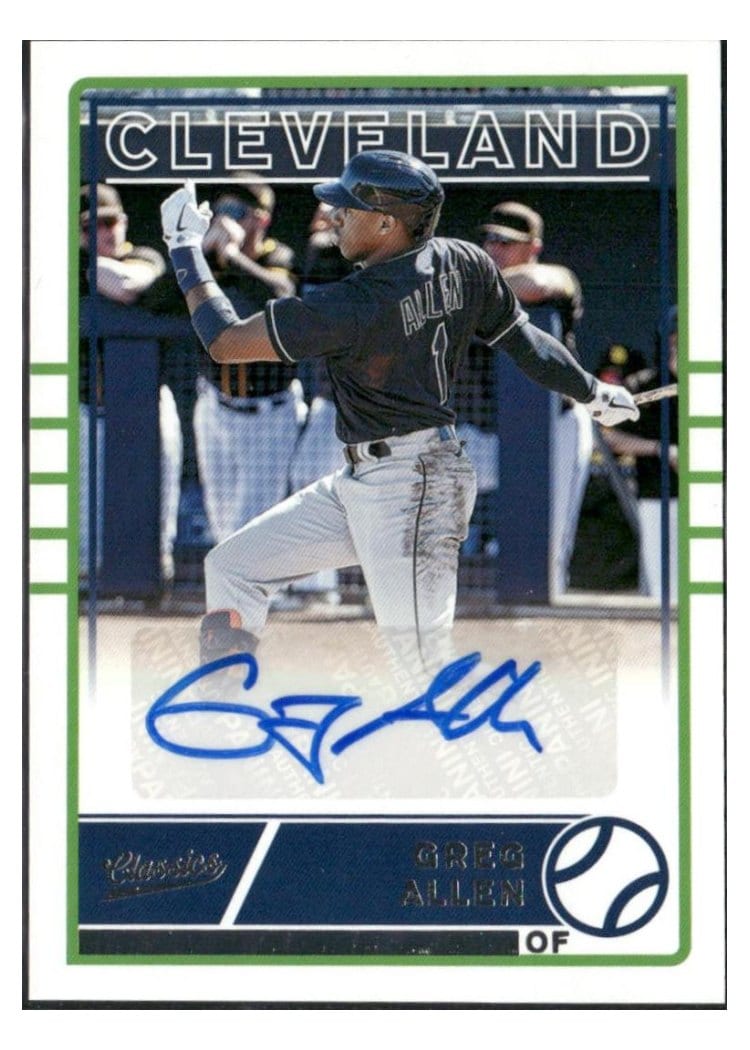 2020 Panini Chronicles Classics Autographs Greg Allen #CA-GA card