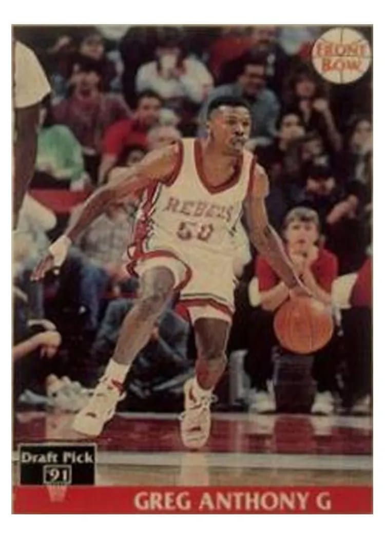 1991 Front Row Greg Anthony #42 card