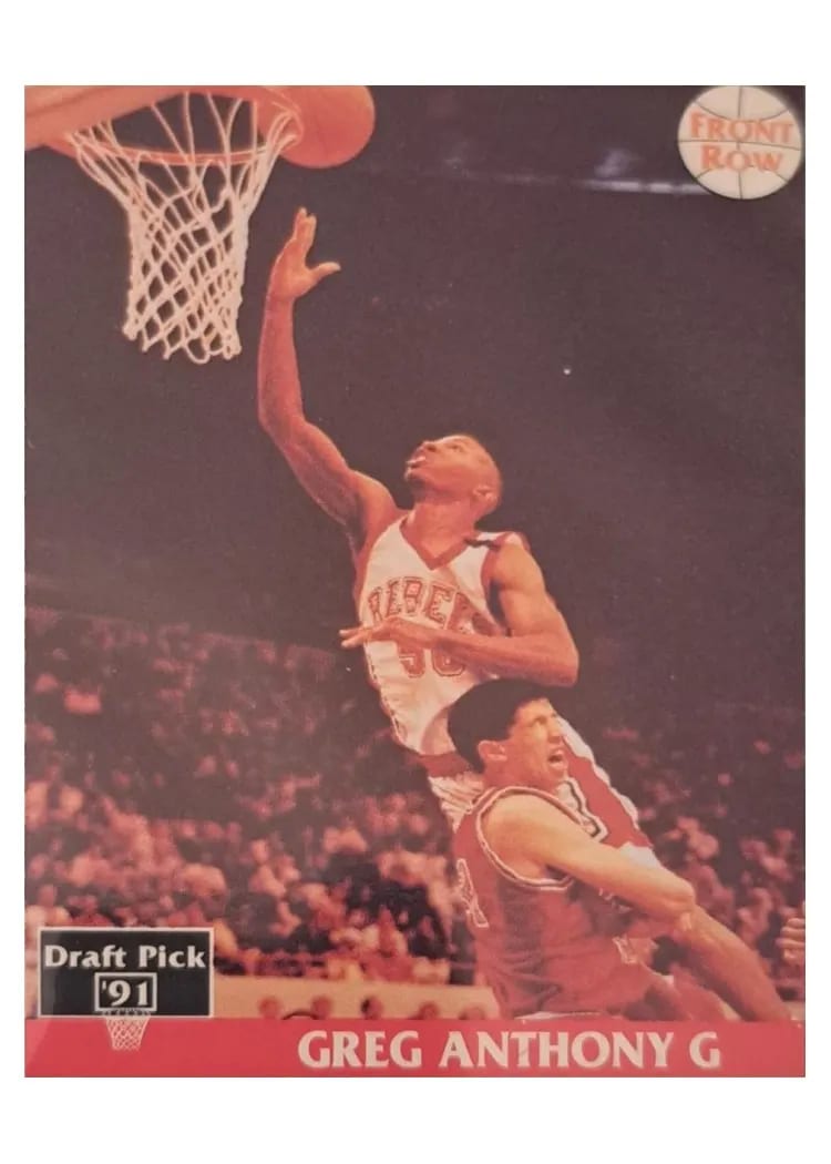 1991 Front Row Greg Anthony #7 card
