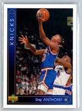 1993-94 Upper Deck Base Set Greg Anthony #292