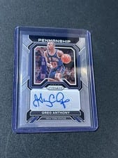 2022-23 Panini Prizm Penmanship Greg Anthony #PNM-GAN card