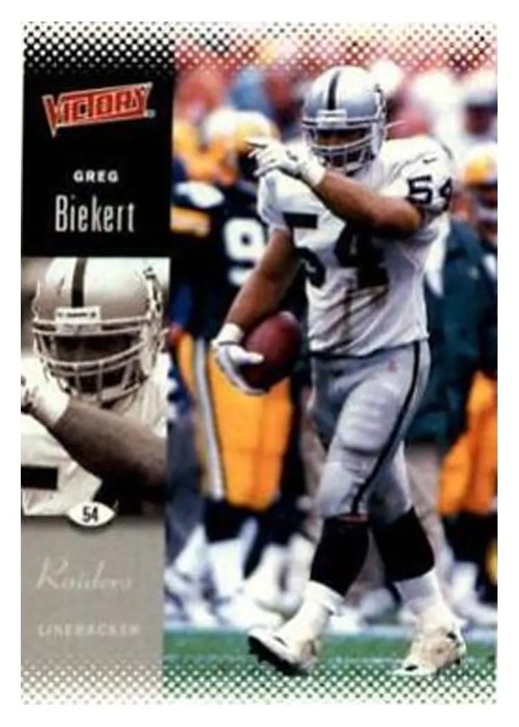 2000 Upper Deck Victory Greg Biekert #133 card