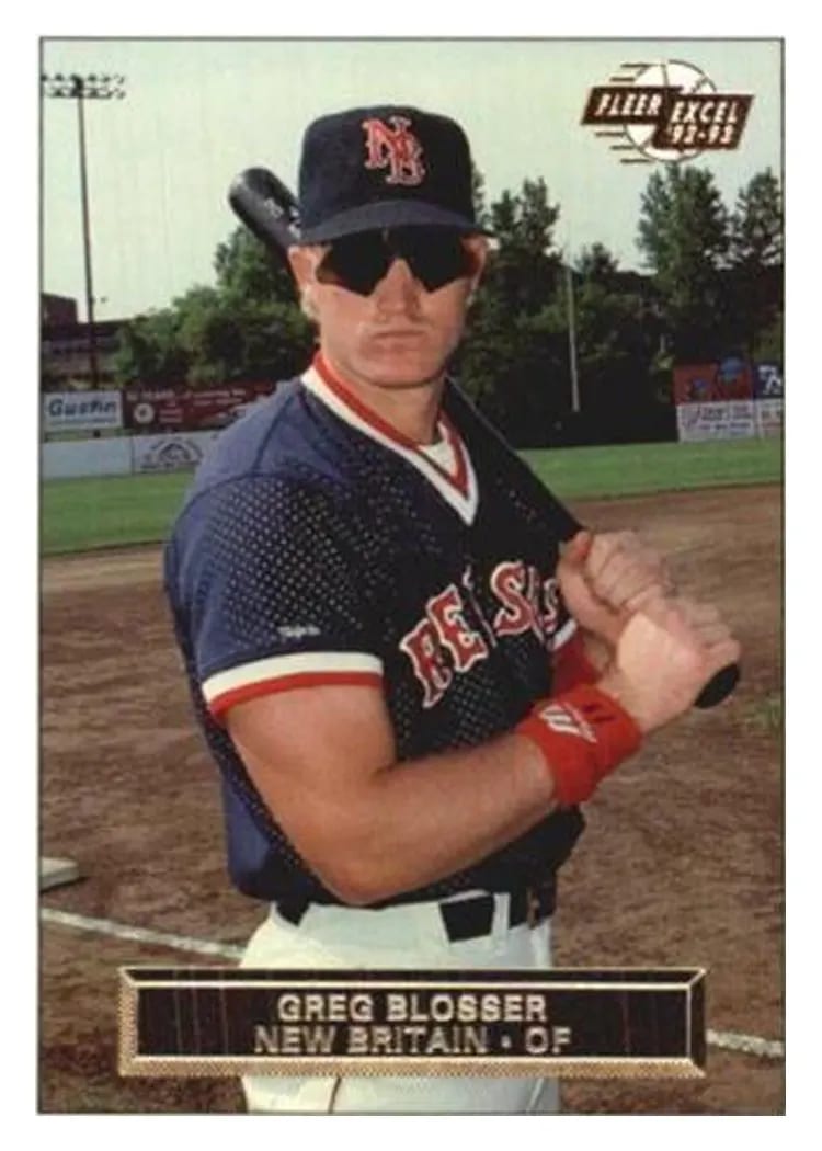 1992 Fleer Excel Greg Blosser #130 card