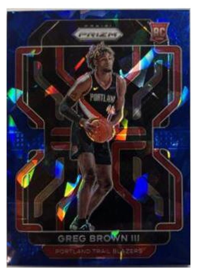 2021-22 Panini Prizm Base Set Greg Brown III #291 card