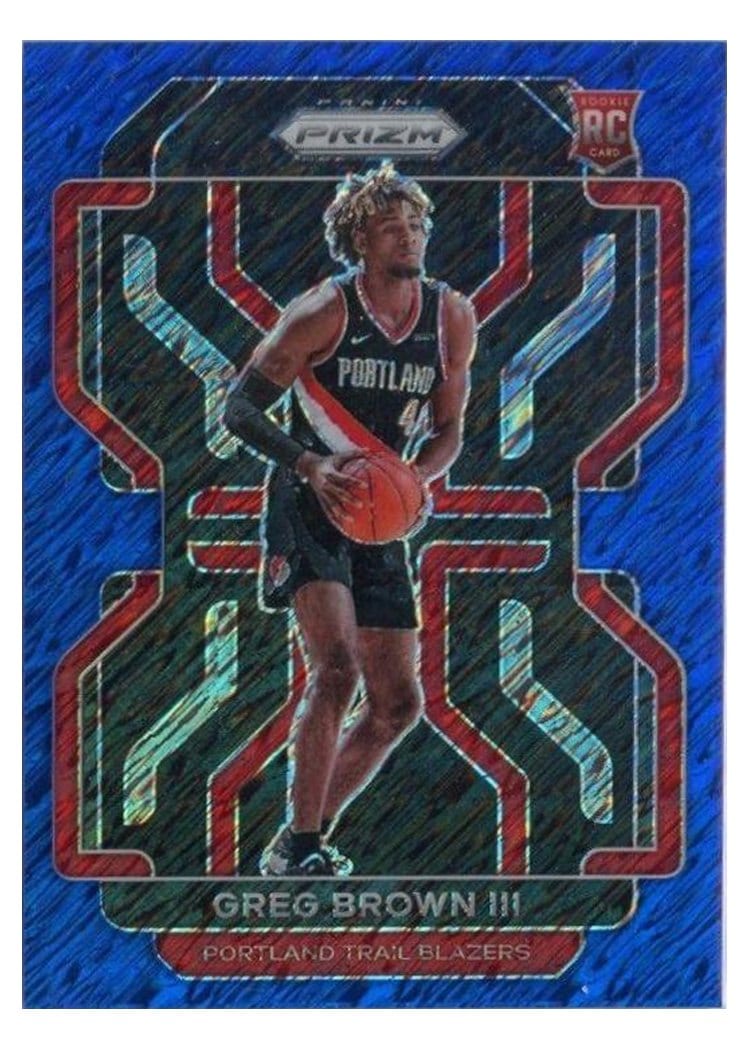 2021-22 Panini Prizm Base Set Greg Brown III #291 card