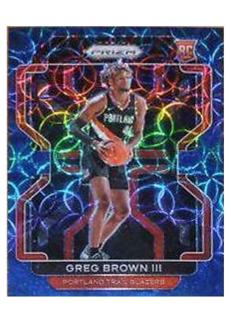 2021-22 Panini Prizm Base Set Greg Brown III #291 card