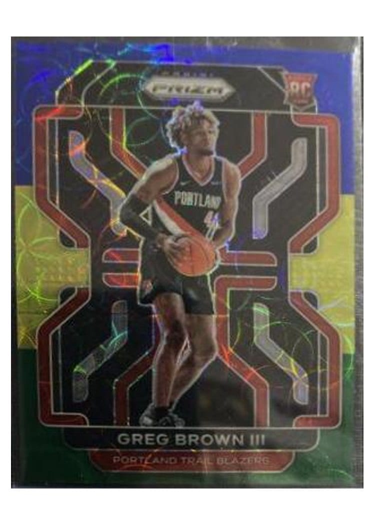 2021-22 Panini Prizm Base Set Greg Brown III #291 card
