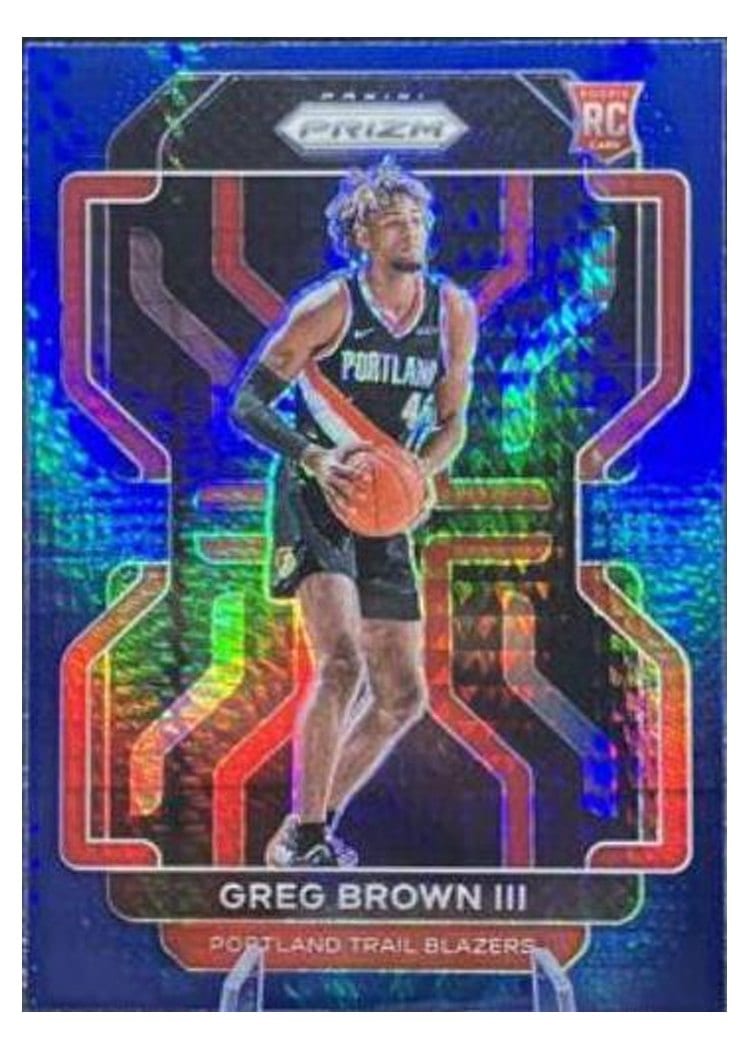 2021-22 Panini Prizm Base Set Greg Brown III #291 card