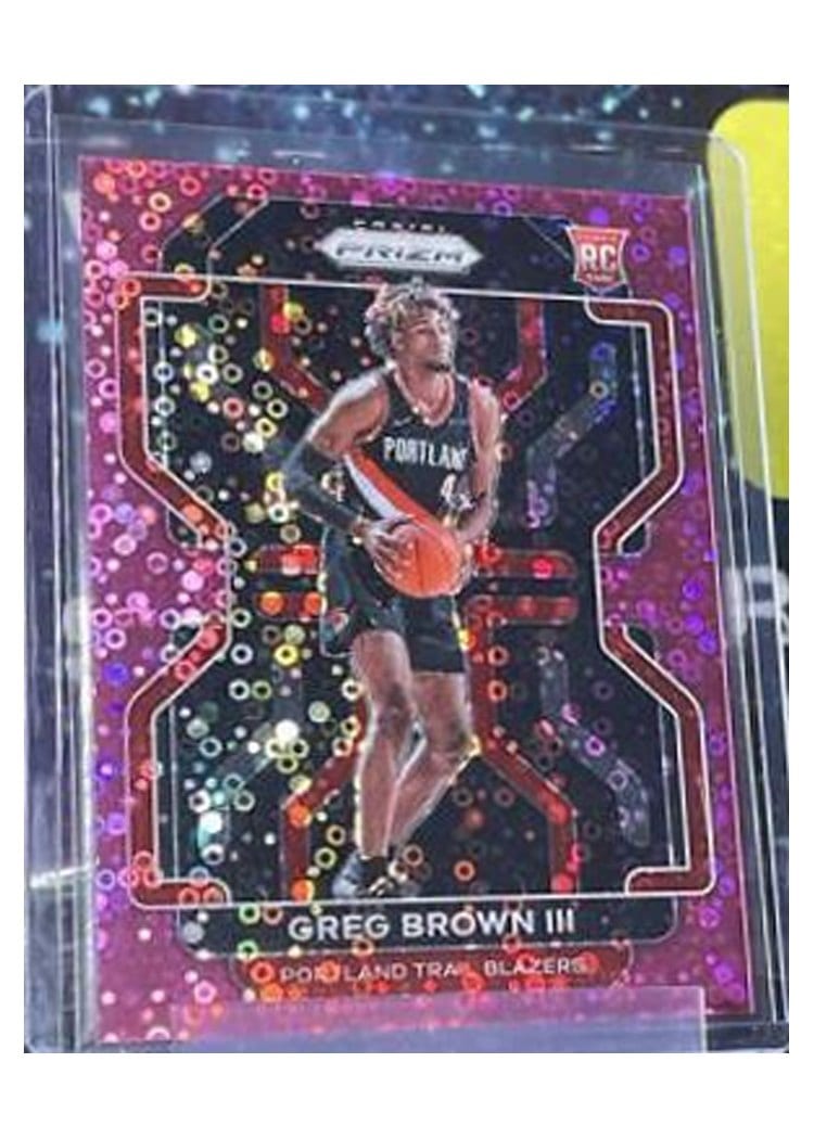 2021-22 Panini Prizm Base Set Greg Brown III #291 card