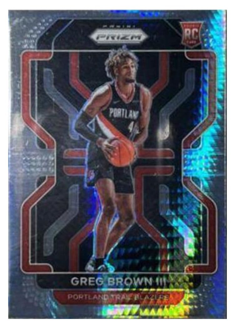2021-22 Panini Prizm Base Set Greg Brown III #291 card