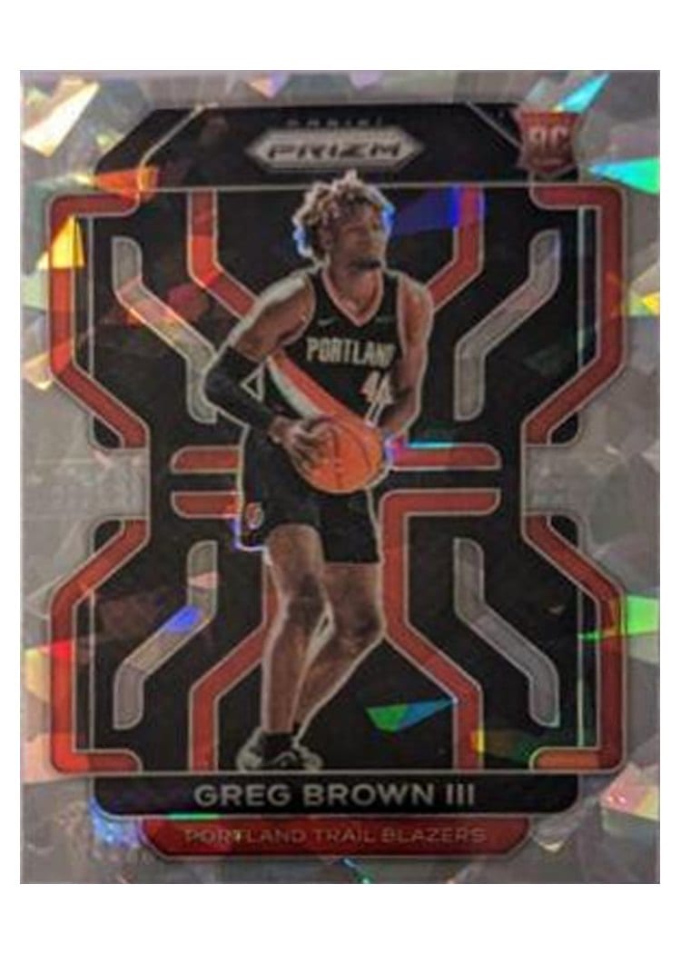 2021-22 Panini Prizm Base Set Greg Brown III #291 card