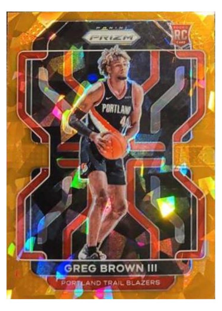 2021-22 Panini Prizm Base Set Greg Brown III #291 card
