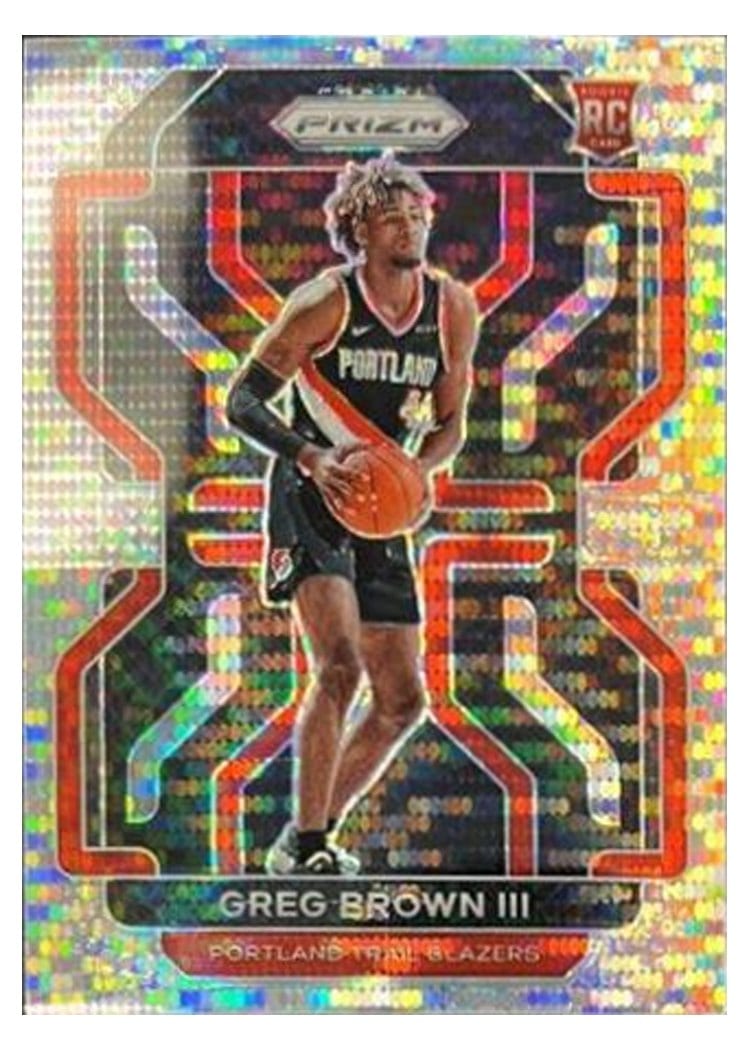 2021-22 Panini Prizm Base Set Greg Brown III #291 card