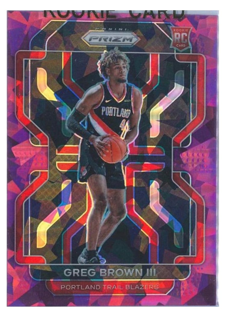 2021-22 Panini Prizm Base Set Greg Brown III #291 card